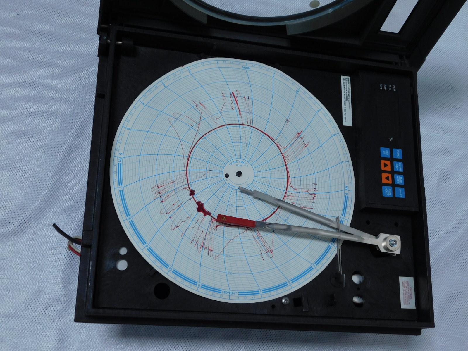 honeywell-dr45a2-classic-12-dual-pen-circular-chart-recorder-t119856